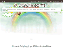 Tablet Screenshot of doodlepants.com